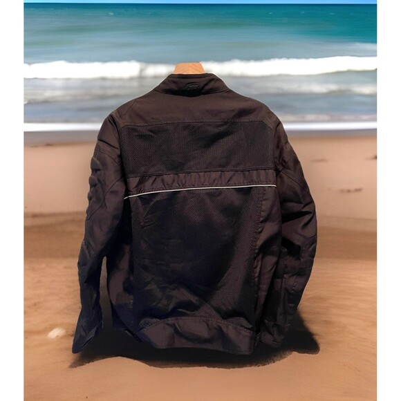 Bilt Mesh Padded Motorcycle Jacket Full Zip Black Biker Pockets Ladies XL *READ* - Picture 2 of 16